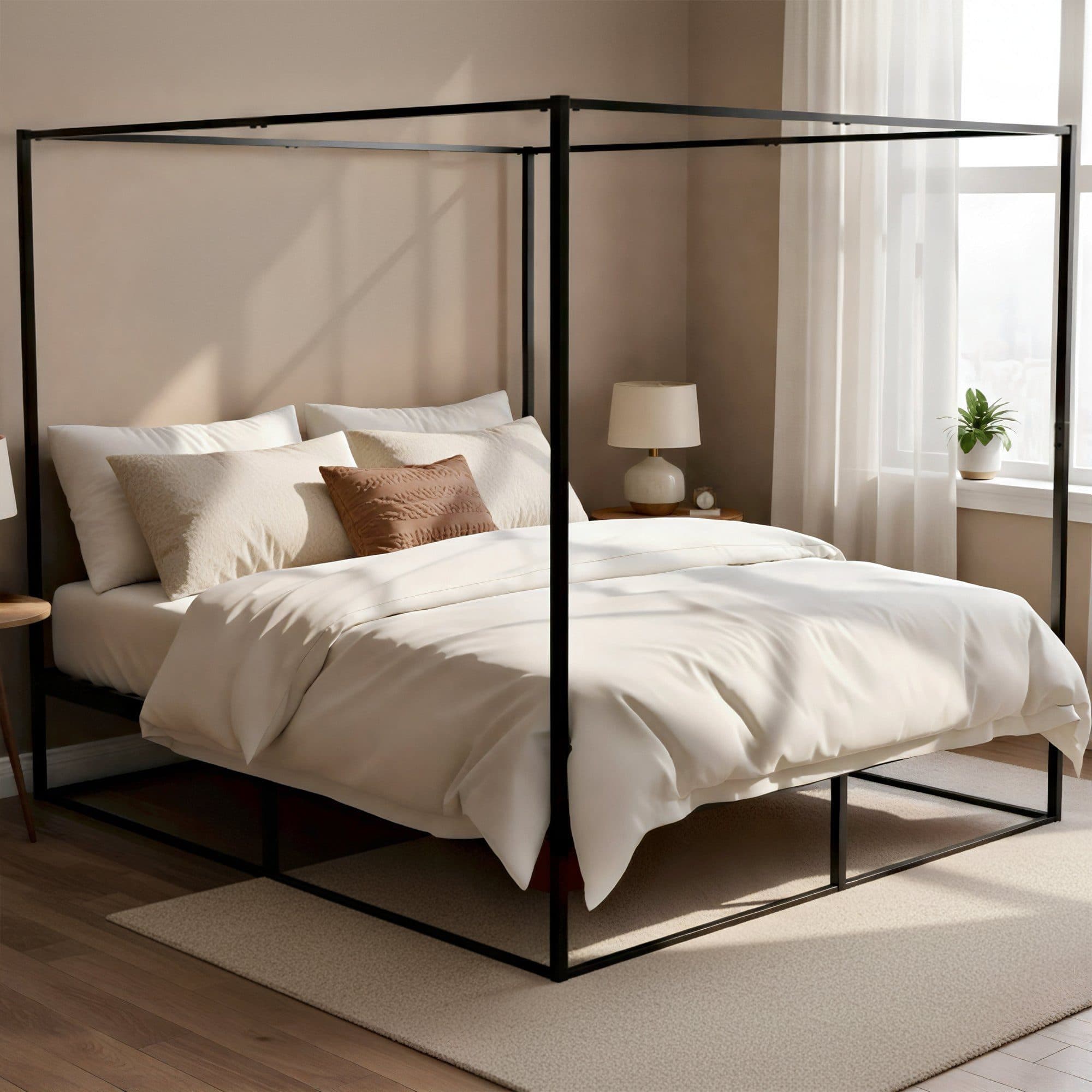 CLP Metallbett Batoni Himmelbett mit Lattenrost - Bild 2