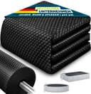 tillvex Solar-Poolfolie 120µ Schwarz Pool-Abdeckplane zuschneidbar Bild 2