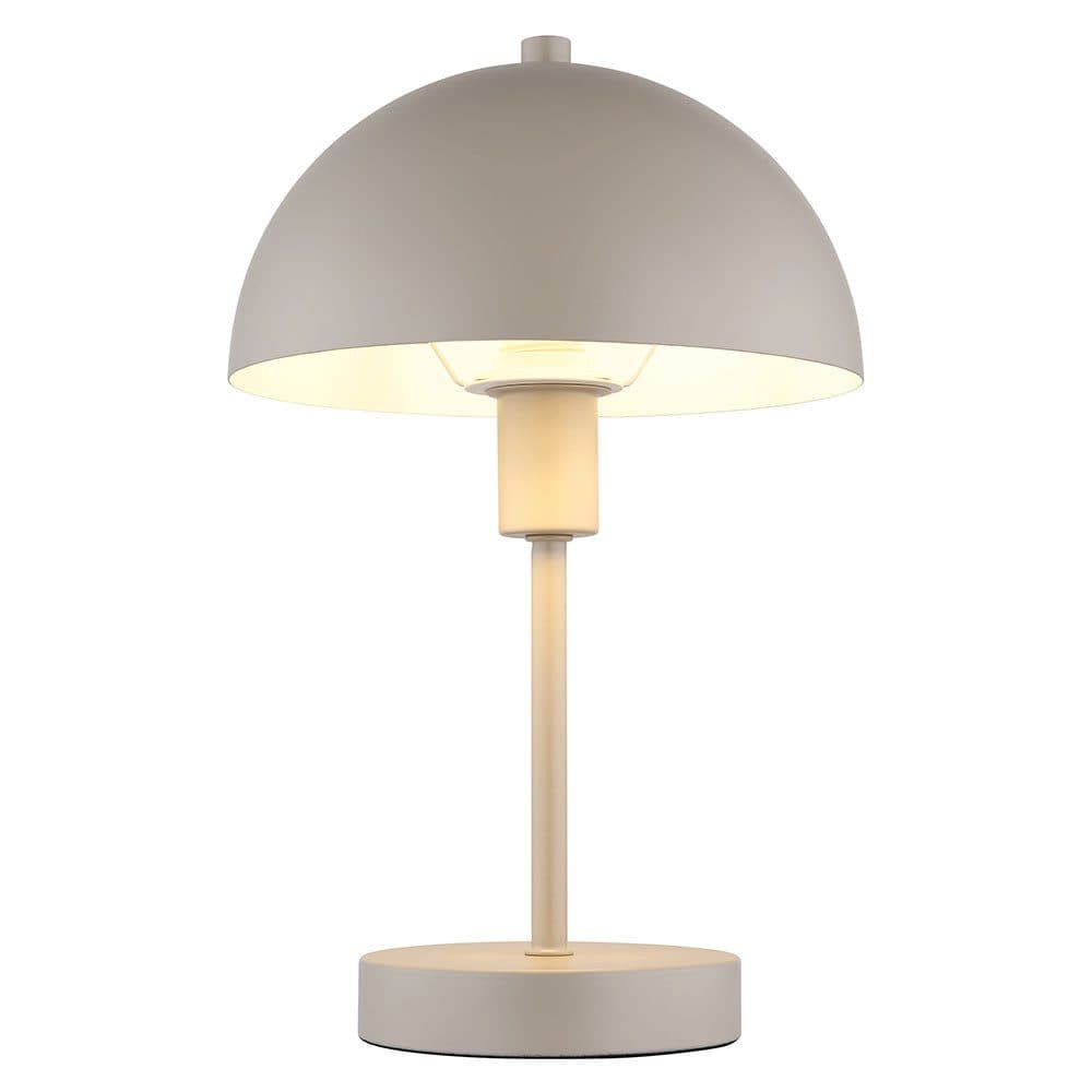 GLOBO LIGHTING Schreibtischlampe Sandfarben Pilzform - Bild 2