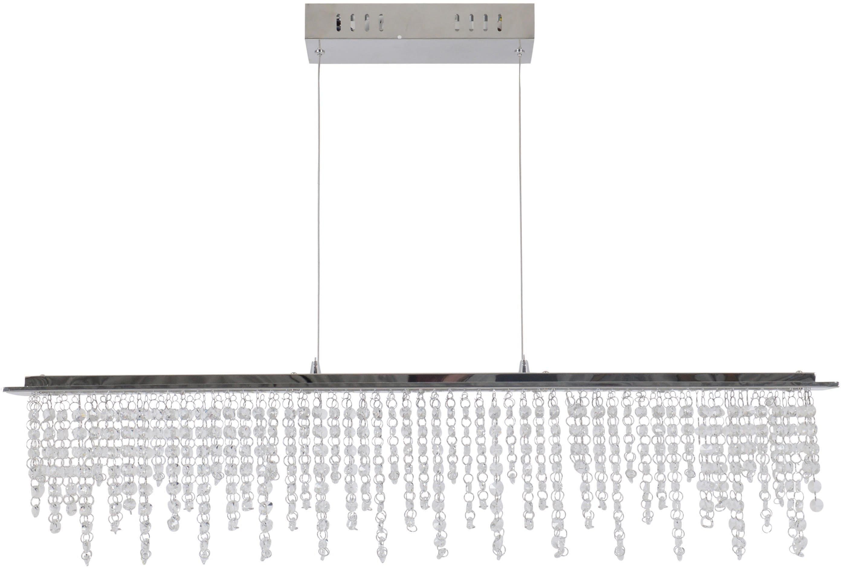 NÄVE LED Pendelleuchte Diamonds Chrom Dimmbar Kristallglas - Bild 2