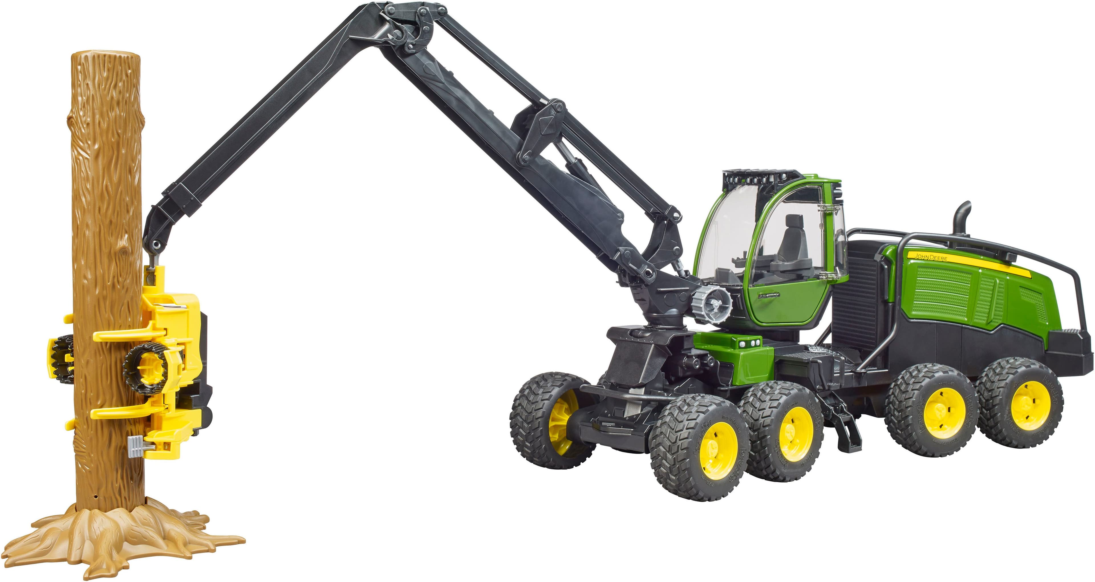 Bruder John Deere 1270G Harvester Spielzeugmaschine Grün/Schwarz - Bild 2