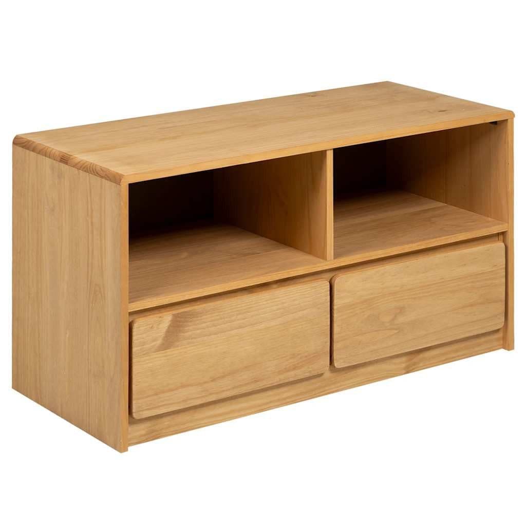 VIDAXL TV-Schrank SAUDA Eiche-Optik Massivholz Kiefer - Bild 2