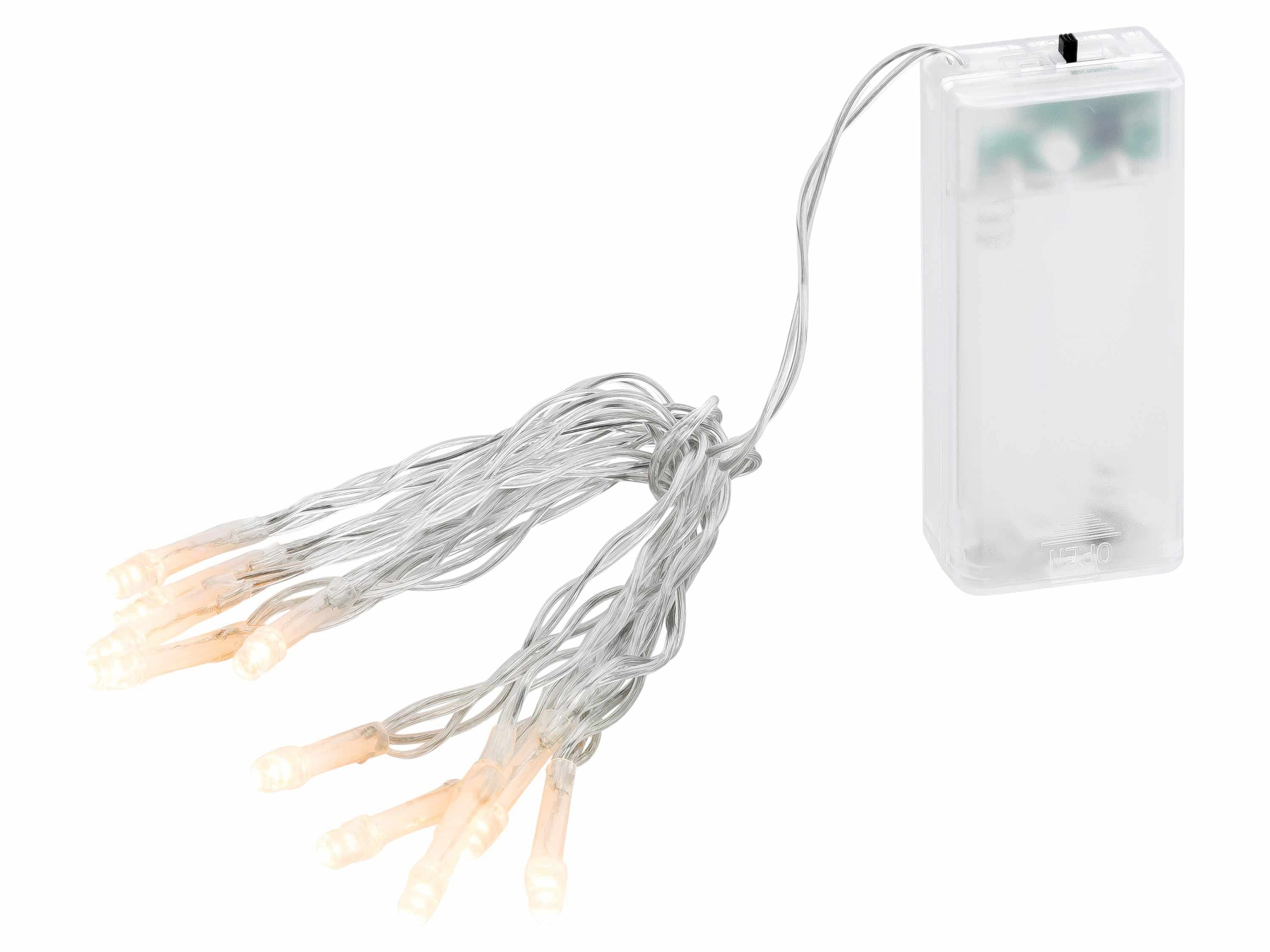 Linder Exclusiv GmbH LED-Lichterkette 10 LEDs Special Warmweiß 1,35m