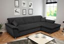 DOMO COLLECTION Ecksofa Franzi L-Form Graphit mit Bettfunktion Bild 2