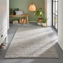 TaCa Home Wollteppich Grau Meliert Handgewebt Bild 2