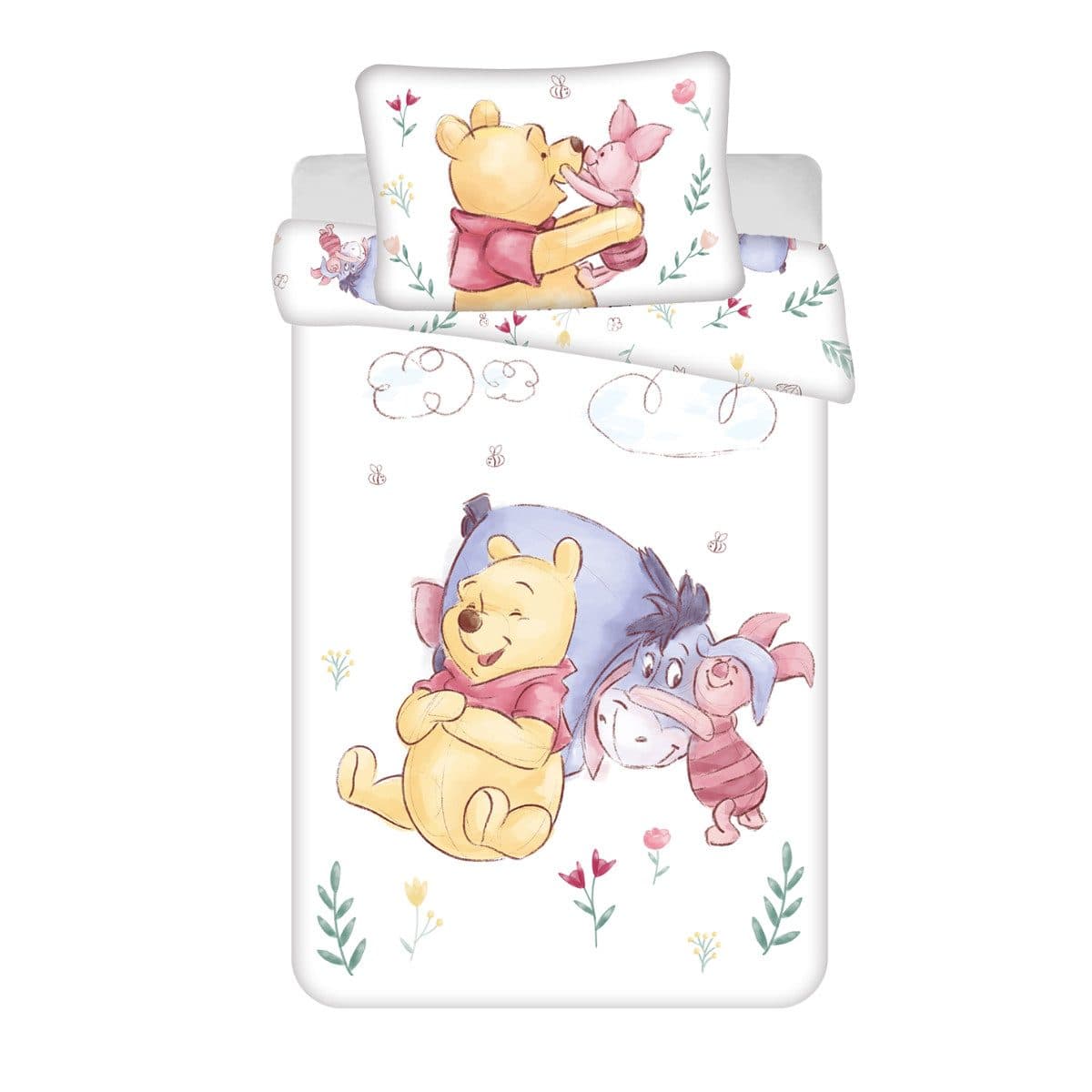 Disney Winnie Puuh Babybettwäsche Set Baumwolle mit Reißverschluss - Bild 2