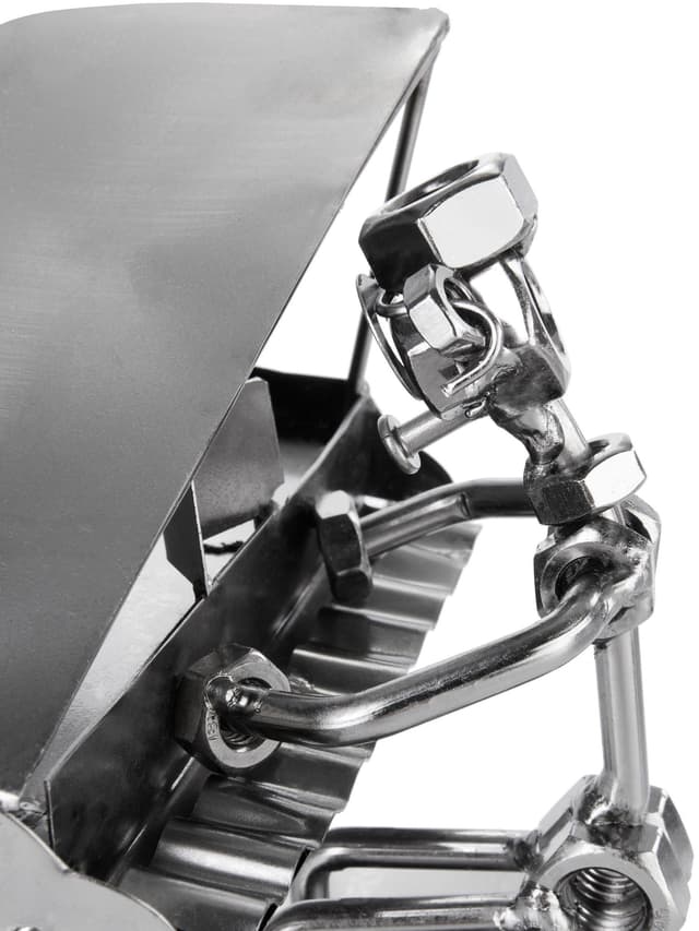 BRUBAKER Dekofigur Pianist Metall