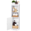 BlingBin Badezimmerschrank Badschrank Toilettenschrank Weiß Bild 2