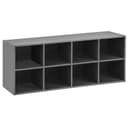 COSTWAY Schuhbank mit Sitzfläche, Schuhregal mit 8 Fächern, Holz, 230kg Bild 2