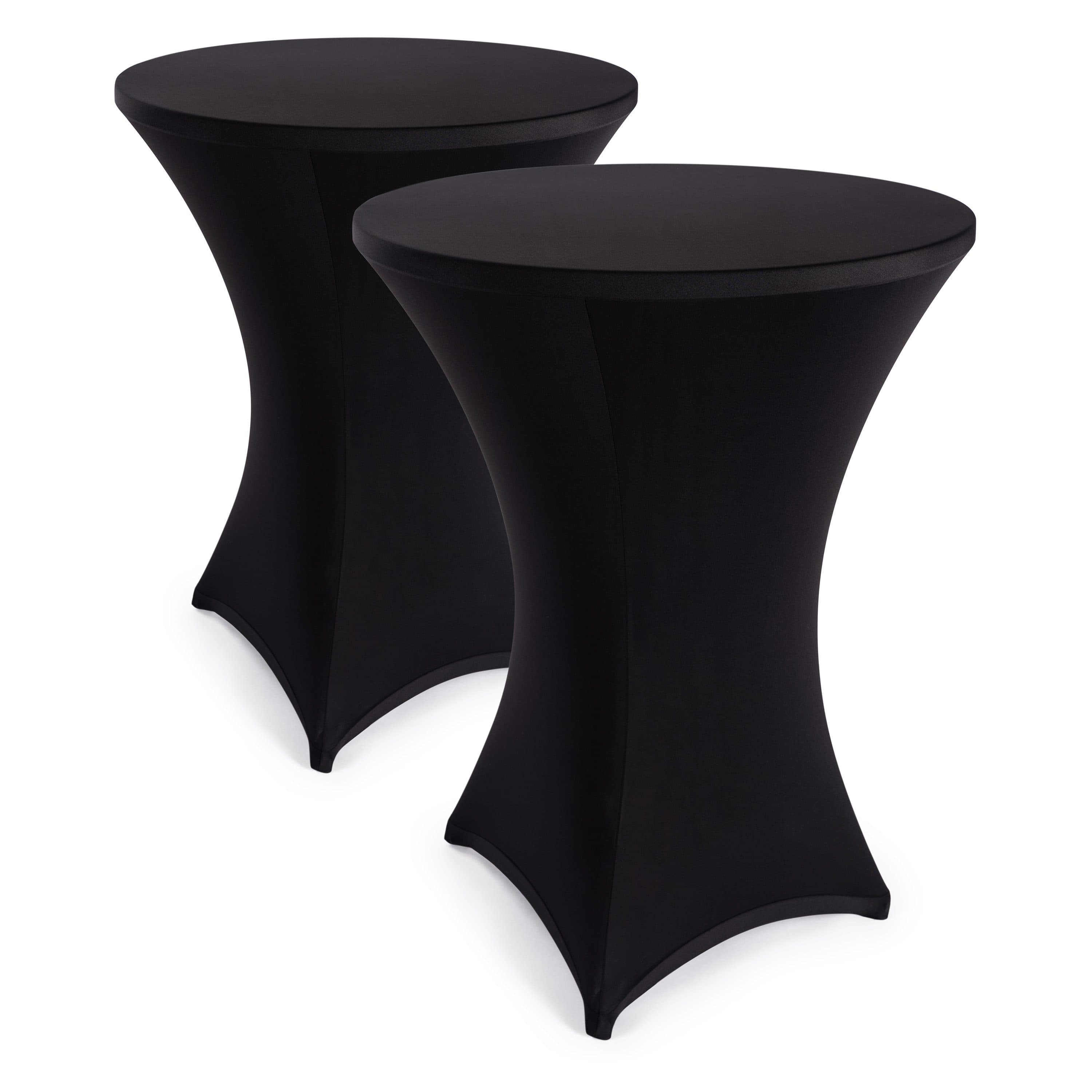 Blumtal Stehtischhussen Schwarz Stretchbezug Elegantes Design - Bild 2