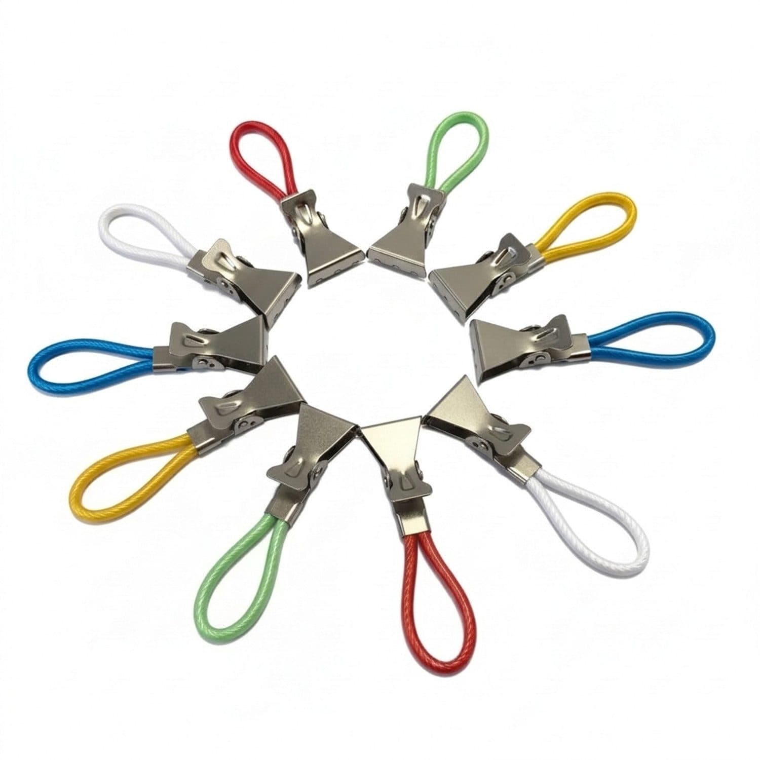 meberg Handtuchhalter 10er Set - Clips ohne Bohren für Bad & Küche - Bild 2