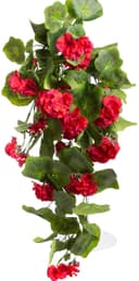 Botanic-Haus Kunstblume Geranienhängebusch Rot 60 cm Bild 2