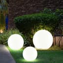 Expo Börse LED Solar Gartenleuchten 3er Set Weiß Warmweiß Bild 2