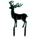 abc HOME Gartenstecker Hirsch Silhouette Leuchtend Metall Bild 2