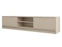 MIRJAN24 TV-Schrank Tireno 2K Beige Gold Aluminiumgriff Bild 2