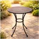 HTI-Living Gartentisch Marocco Braun Metall Bild 2