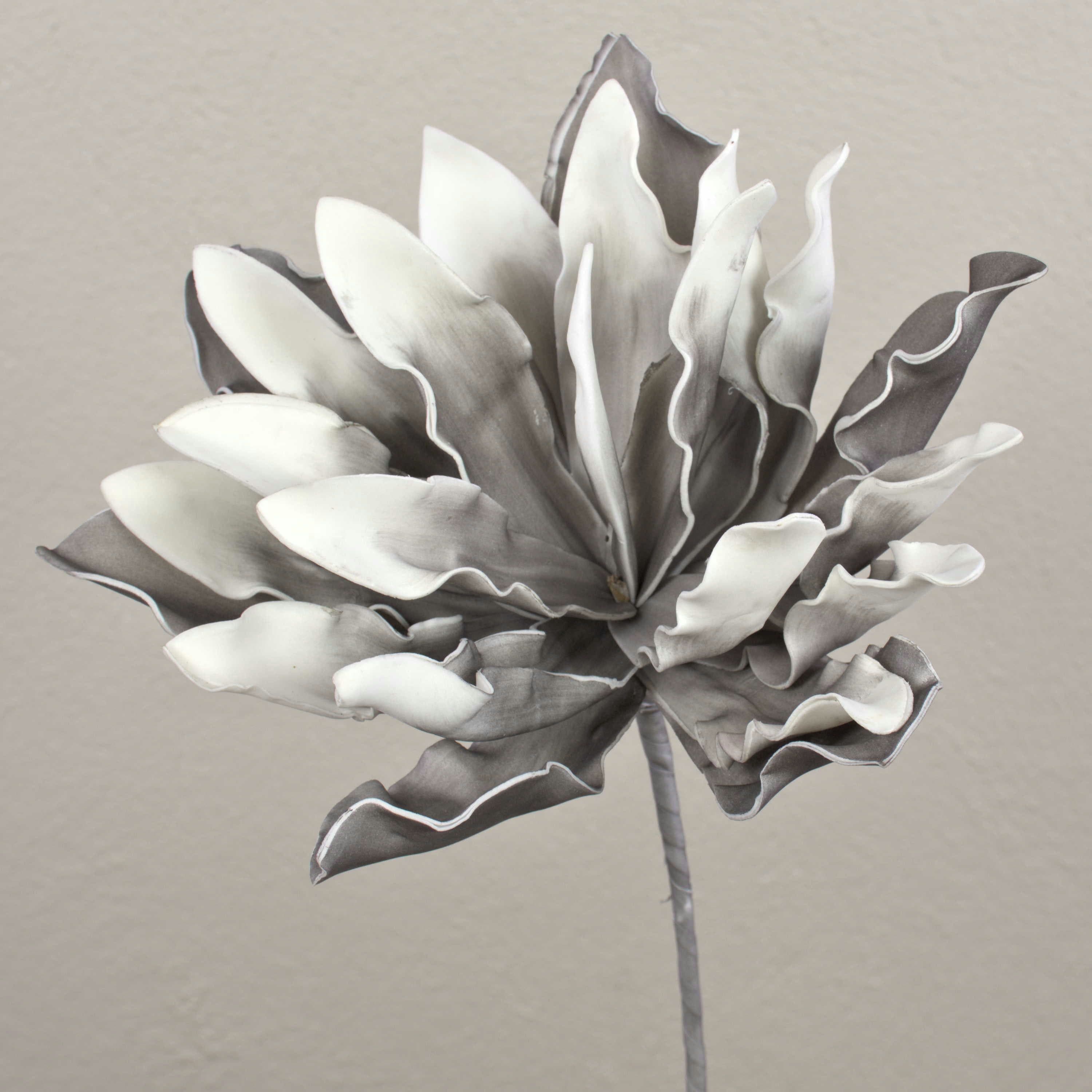 artplants Kunstzweig Agave DANINA Grau 35cm - Bild 2