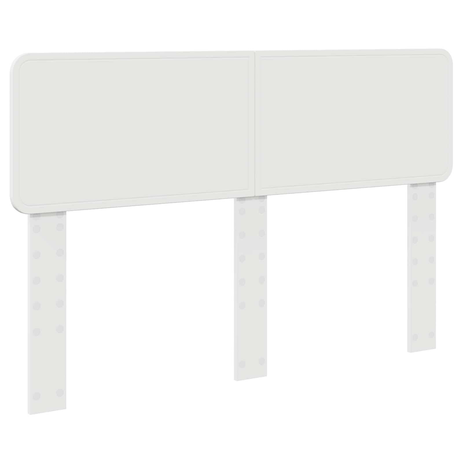 vidaXL Bett Kopfteil Weiß Holzwerkstoff Modern - Bild 2
