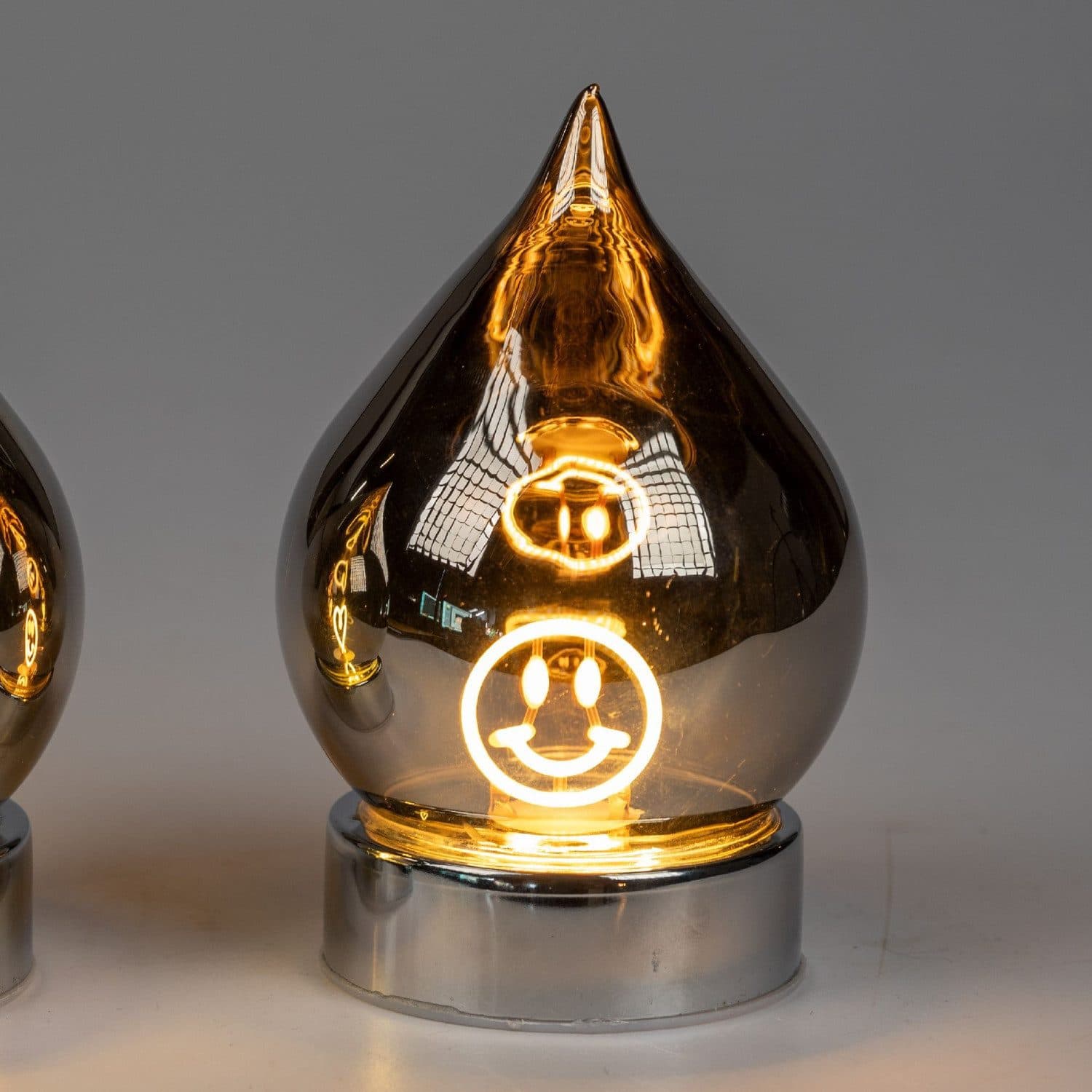 formano LED Tischleuchte Magic Smiley Timerfunktion Schwarz - Bild 2