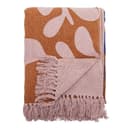 Bloomingville Atle Plaid Decke Braun Recycelte Baumwolle Bild 2