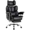Intimate WM Heart Chefsessel Ergonomischer Bürostuhl Schwarz PU-Leder Bild 2