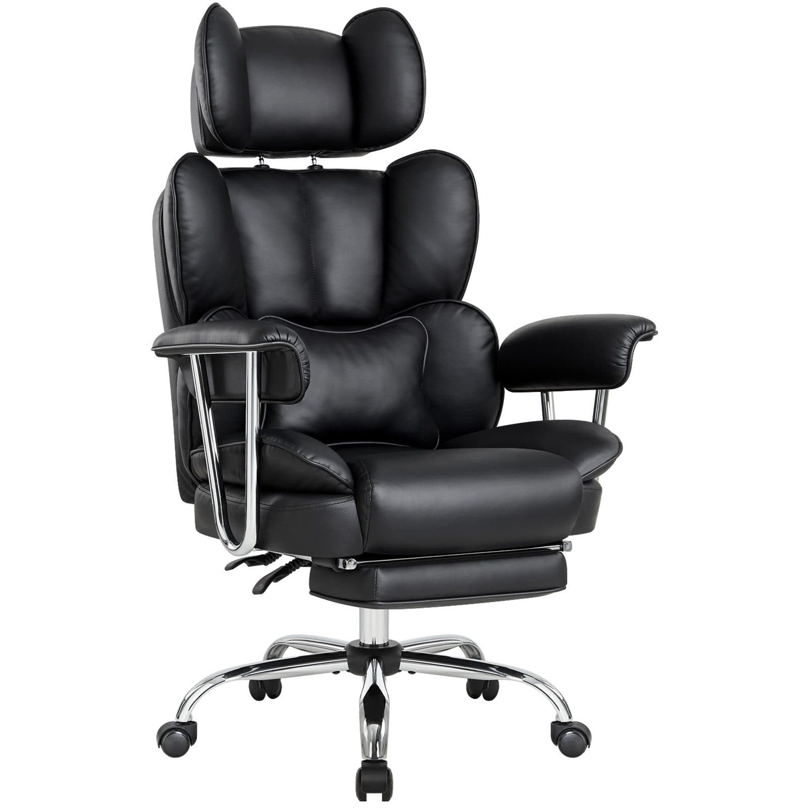 Intimate WM Heart Chefsessel Ergonomischer Bürostuhl Schwarz PU-Leder - Bild 2