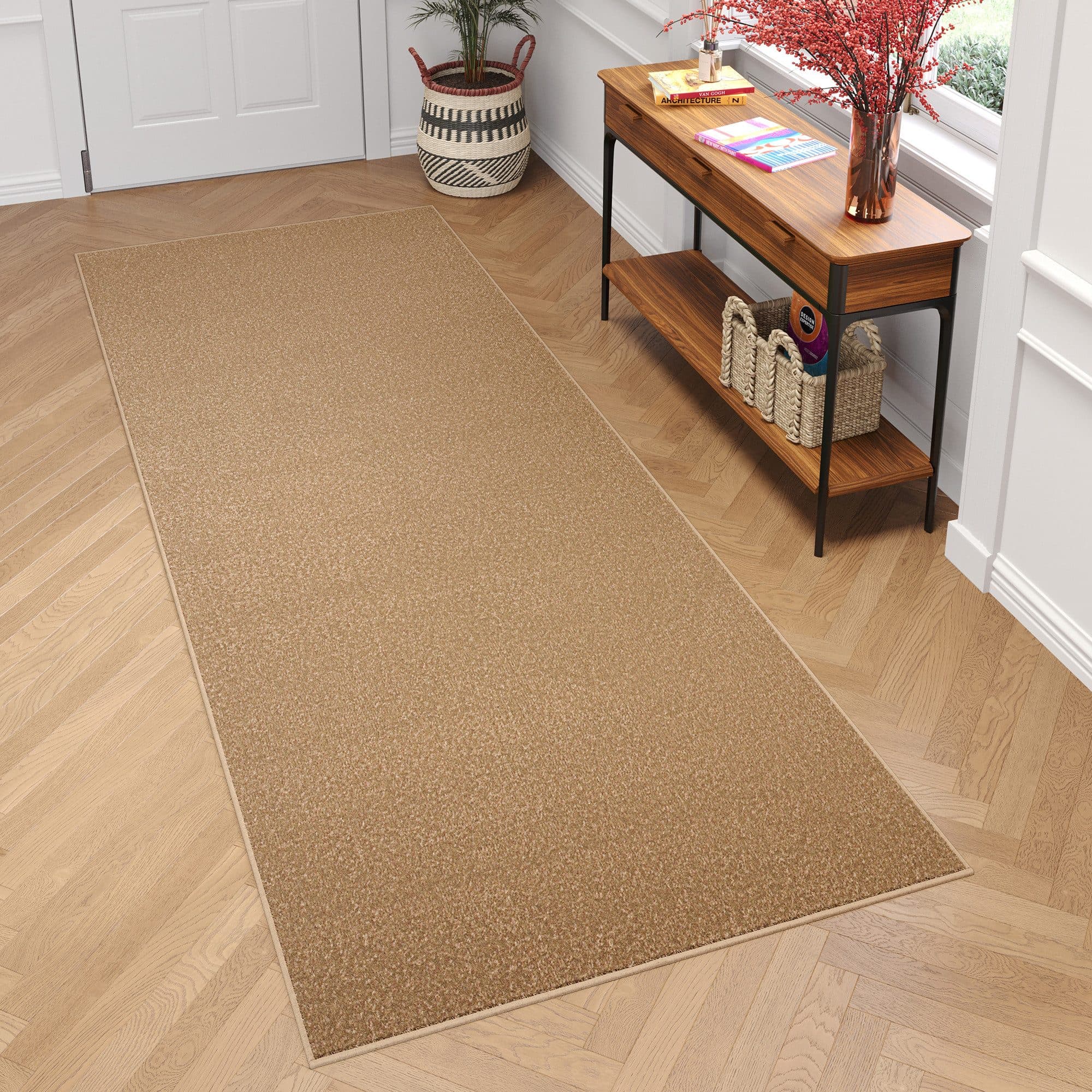 Tapiso Läufer MONO Beige UV-beständig Indoor Outdoor - Bild 2