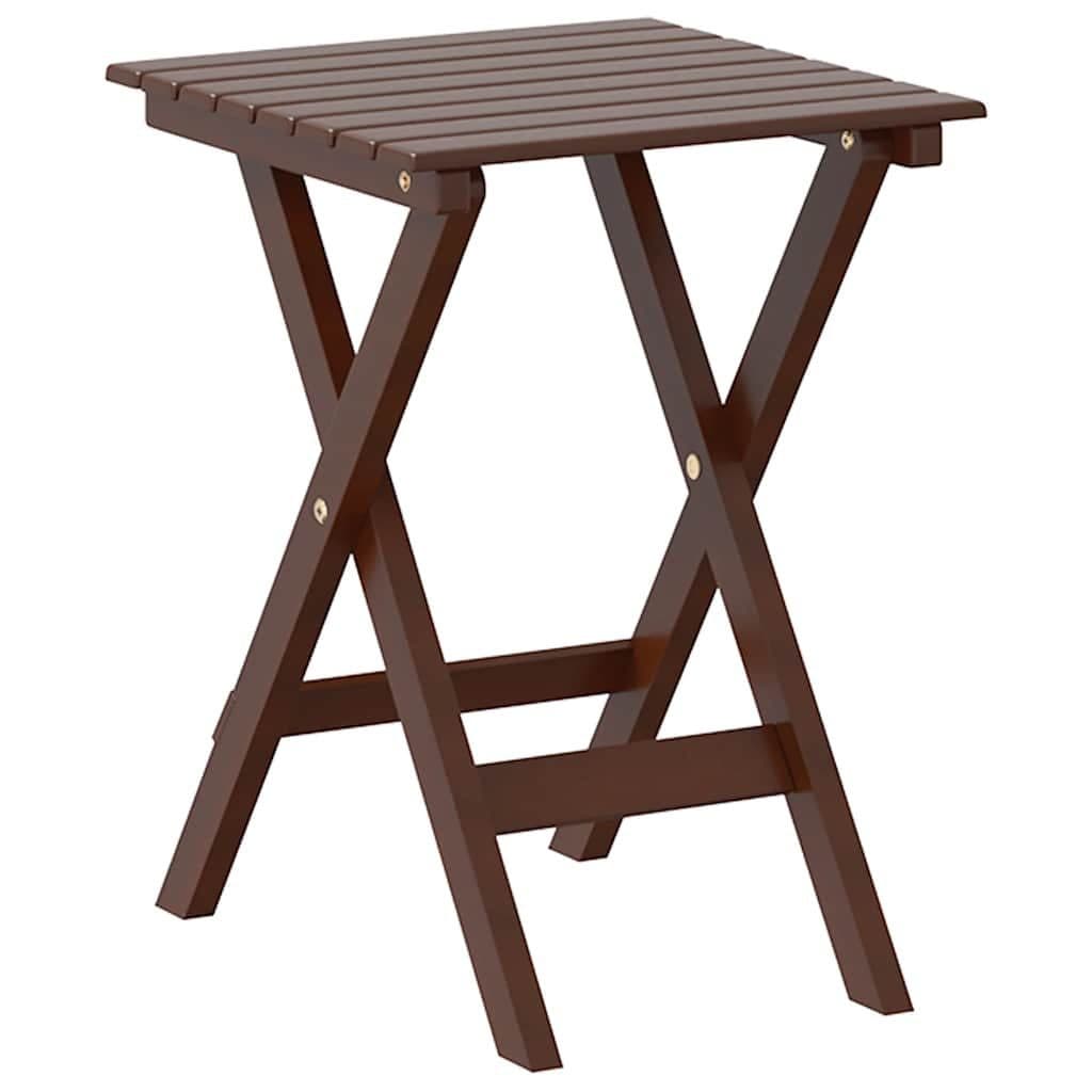 vidaXL Beistelltisch Klappbar Braun Massivholz Pappel - Bild 2