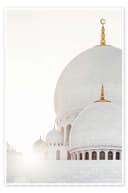 Posterlounge Wandbild Weiße Moschee - Sonnenschein Weiß Bild 2