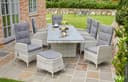 LC Garden Parma Dining Set III 7-tlg. Essgruppe weiß-grau Bild 2