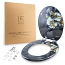 Benkstein WC-Sitz Premium WC-Deckel antibakteriell Grau Quick-Release Bild 2