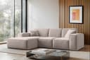 Kaiser Möbel Ecksofa Siena L-Form Beige Stoff Bild 2
