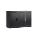 SoBuy Hängeschrank FRG231-L Weiß/Schwarz 3 Türen Bild 2