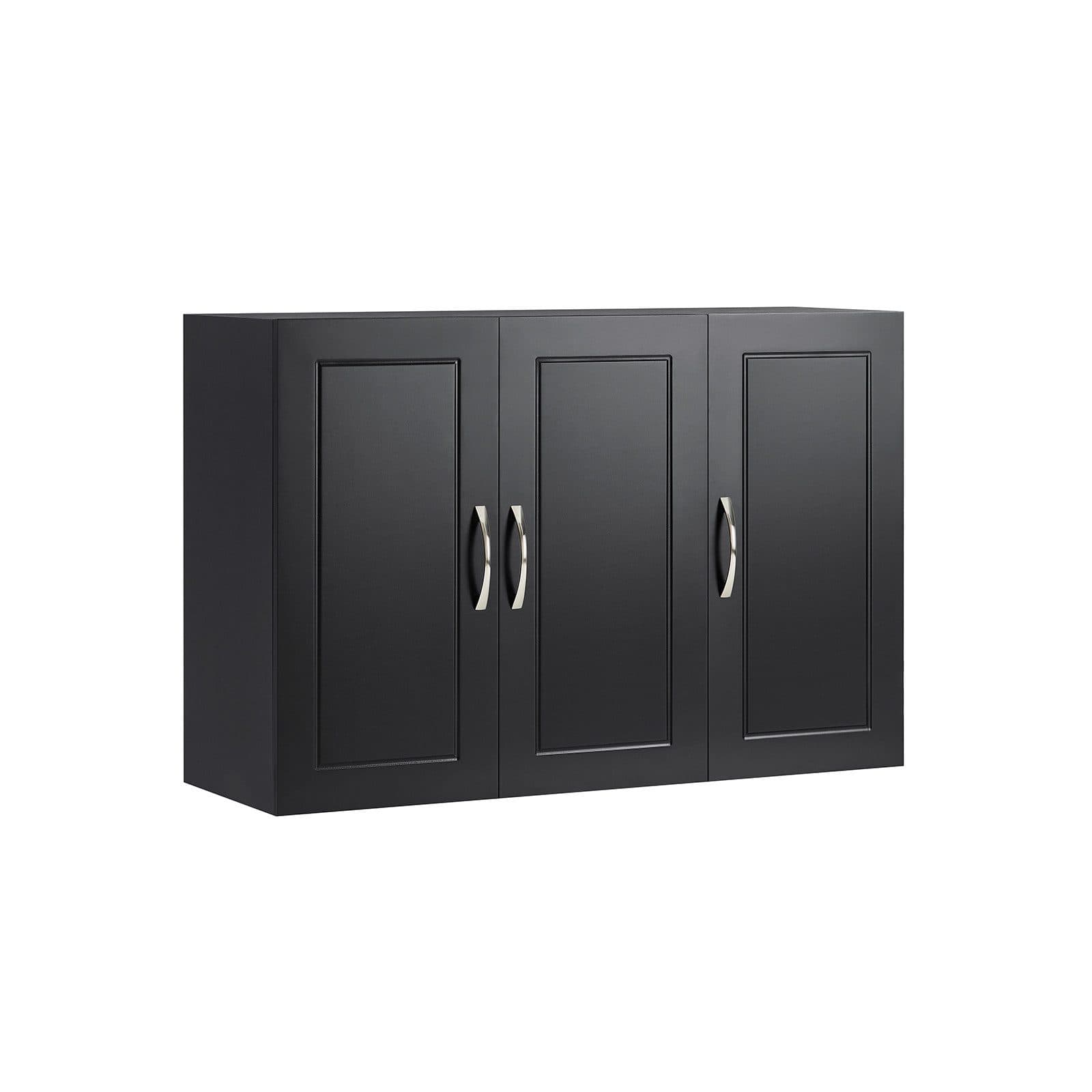SoBuy Hängeschrank FRG231-L Weiß/Schwarz 3 Türen - Bild 2