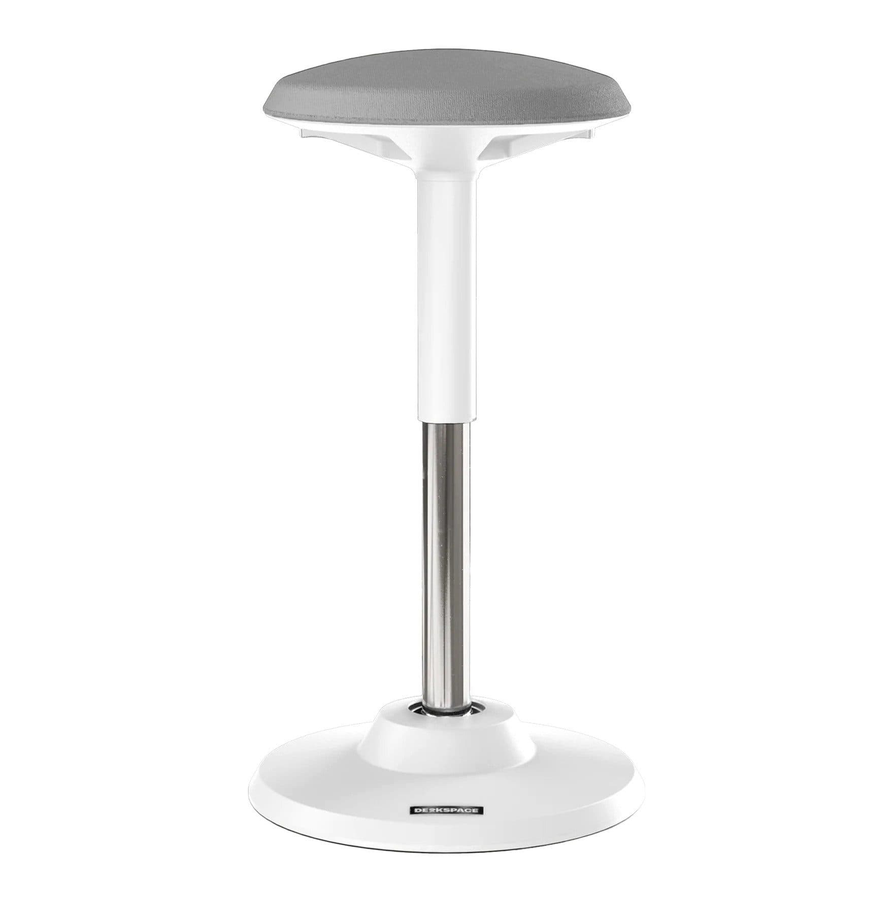 DESKSPACE Drehhocker Motion Ergonomischer Stehhocker Weiß Höhenverstellbar - Bild 2