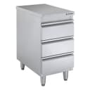 GastroHero Hochschrank Edelstahl-Schubladenschrank 3er 40x70x85 cm Bild 2
