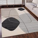 Mazovia Designteppich Modern Beige Grau Kurzflor Bild 2