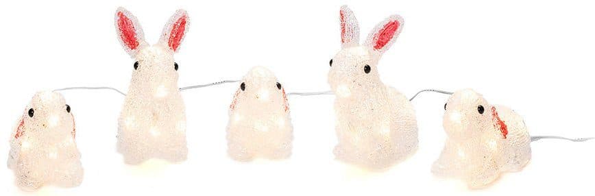Konstsmide LED-Lichterkette Osterhase 40 warm weiße Dioden - Bild 2