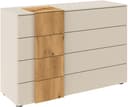 Schubkastenkommode RAUCH Sideboard Kommode Schubladenkommode KONA Beige (Champagner) Asteiche Massiv Bild 2