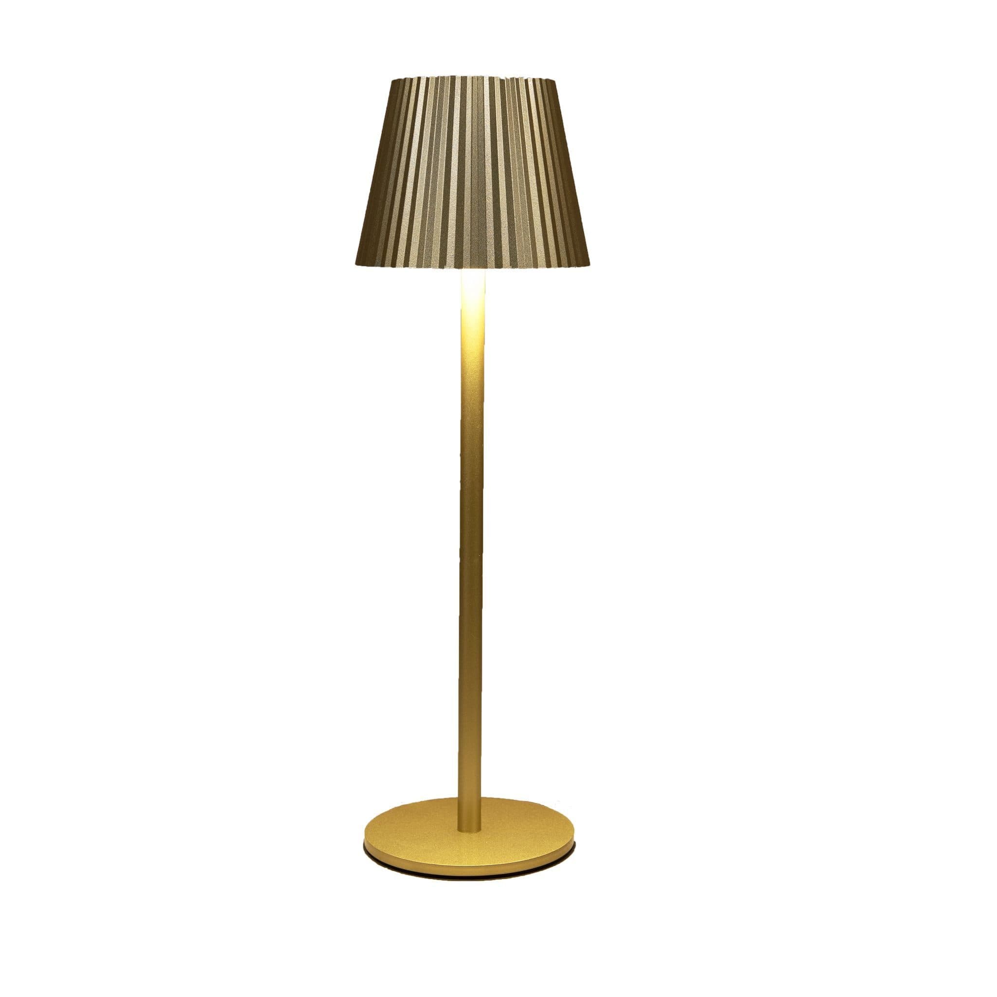 Coen Bakker Deco BV LED Tischleuchte Touch Dimmbar Akku Gold - Bild 2