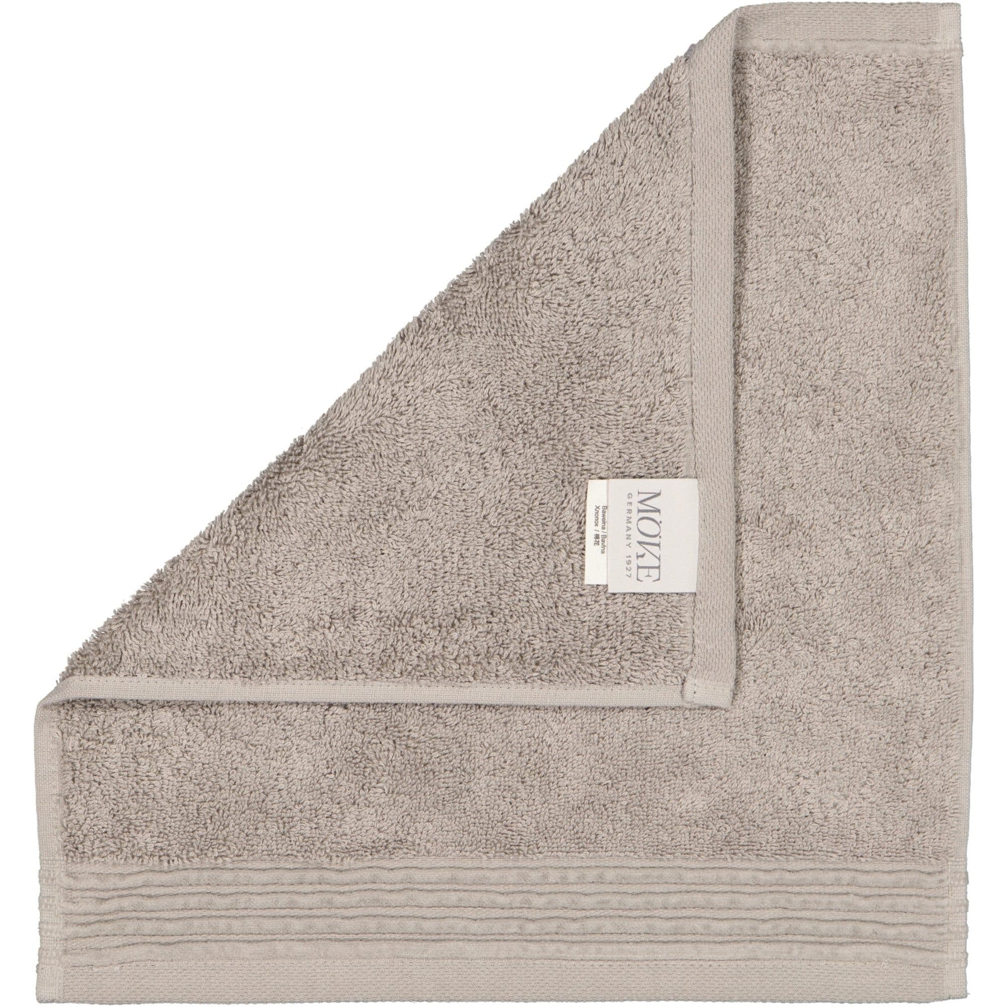 Möve Handtuch Loft 100% Baumwolle Grau Airspin - Bild 2