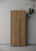 HOME AFFAIRE Garderobenschrank Jupiter Braun Strukturoptik Bild 2