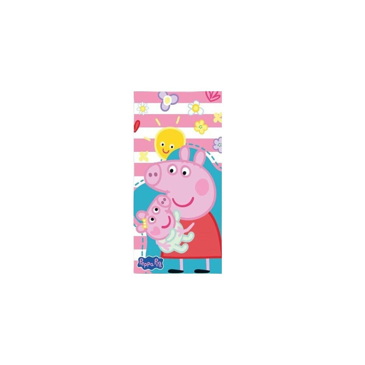 Peppa Pig Badetuch Peppa Wutz Little Love Strandtuch Bunt