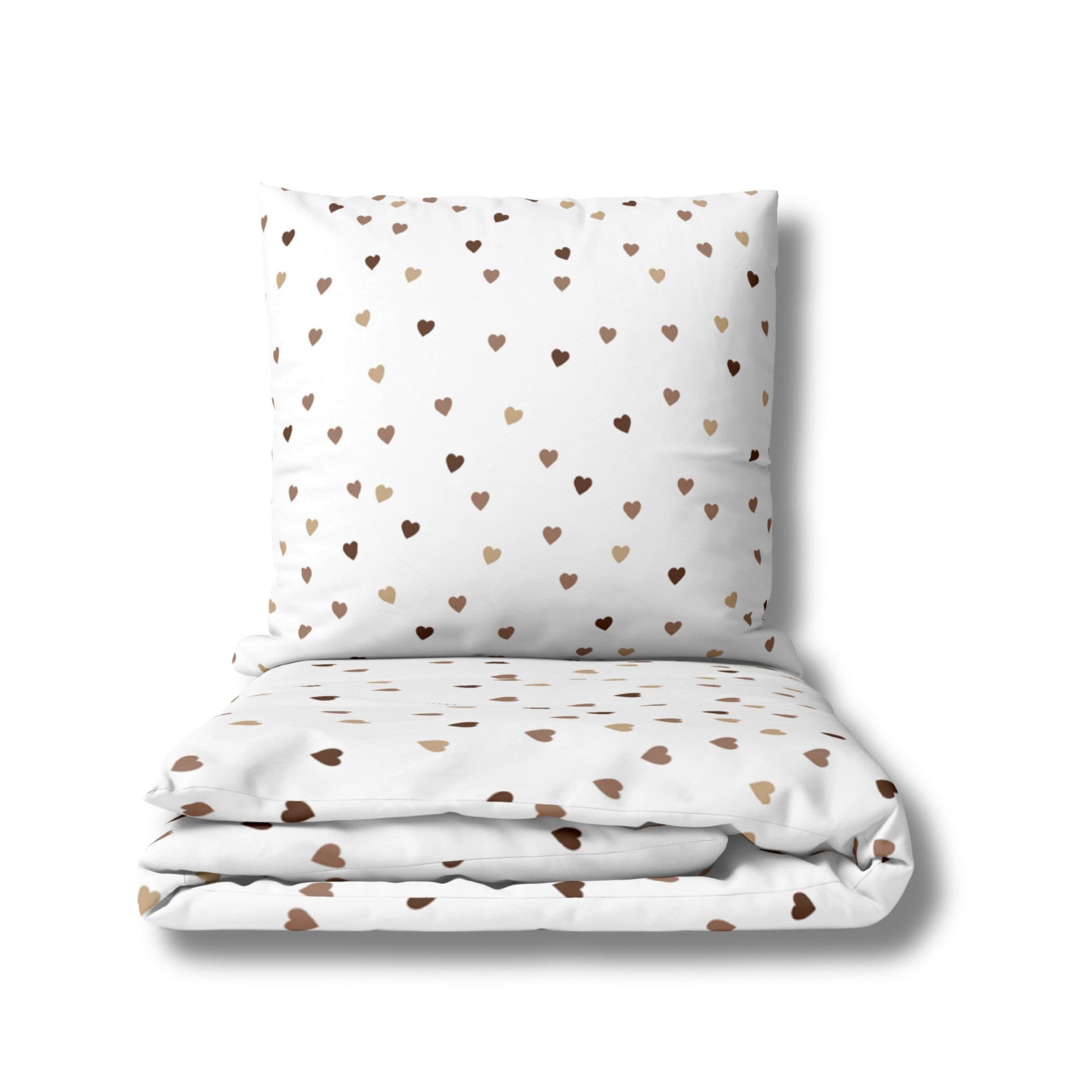 MTOnlinehandel Bettwäsche Little Hearts Flanell Herzmuster Baumwolle 2-teilig - Bild 2