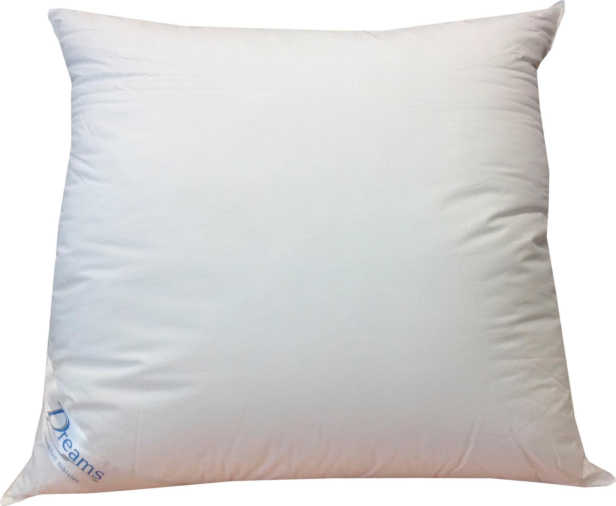 Dreams Baumwollkissen Gel-Feeling Weiß 80x80cm
