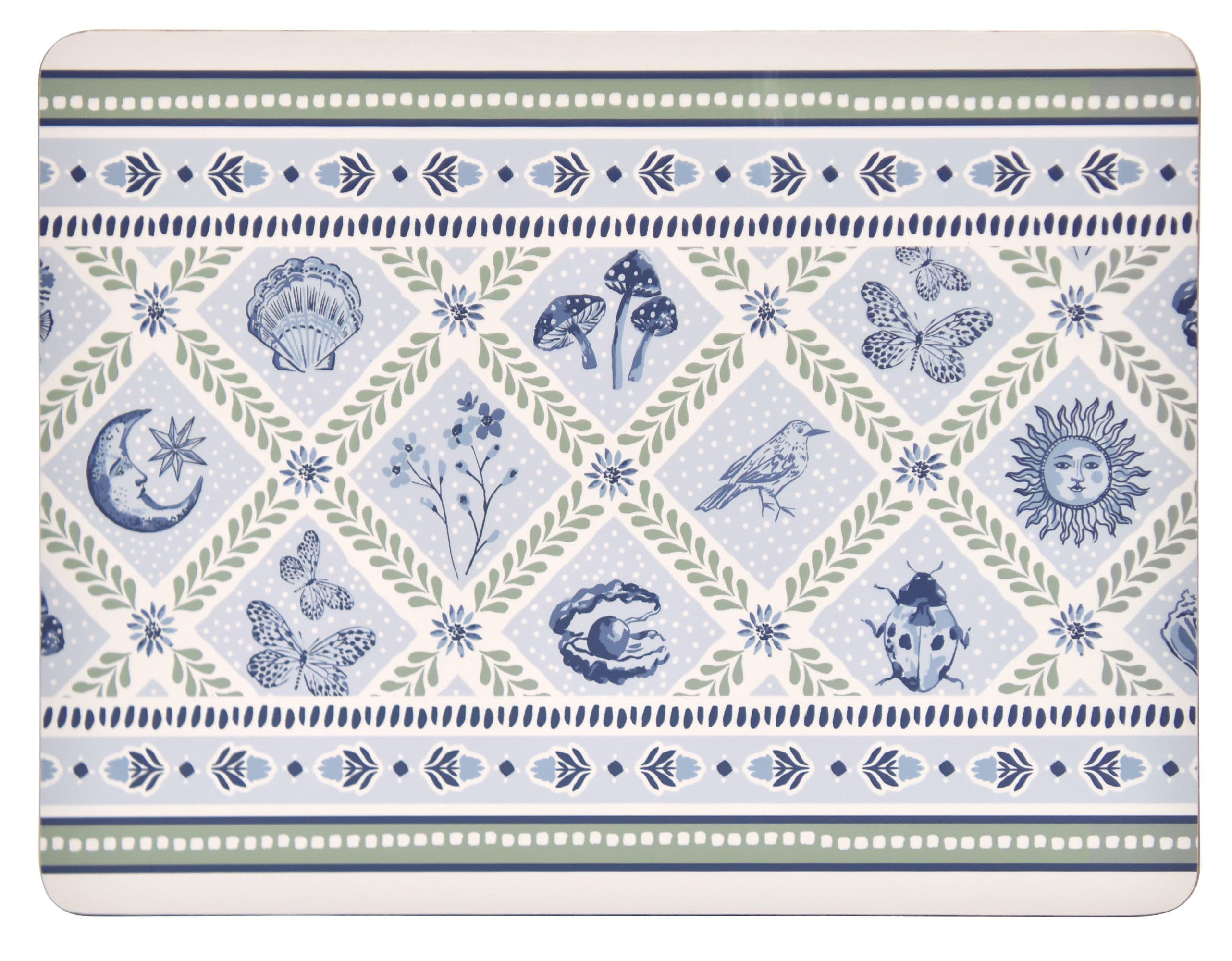 Ulster Weavers Platzset Coastal Treasures 4-tlg. Blau/Grün Maritim - Bild 2