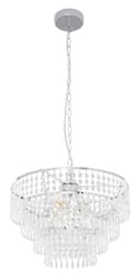 Reality Leuchten Pendelleuchte Orient 43 cm Silber Metall Bild 2