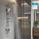 Hansgrohe Duscharmatur Set Vernis Blend Einhebelmischer Chrom/Schwarz Bild 2