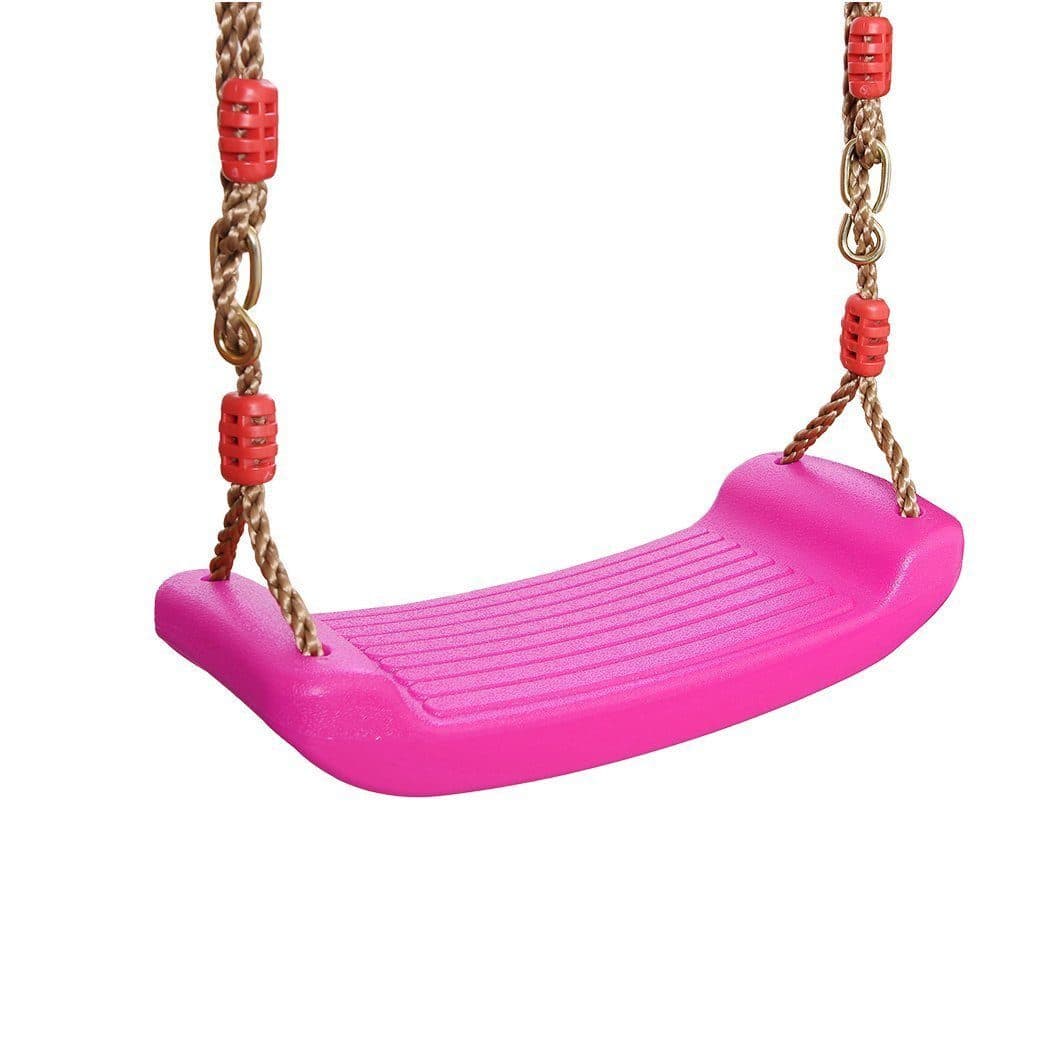 Gartenwelt Riegelsberger Einzelschaukel Kunststoff Rosa Verstellbar - Bild 2