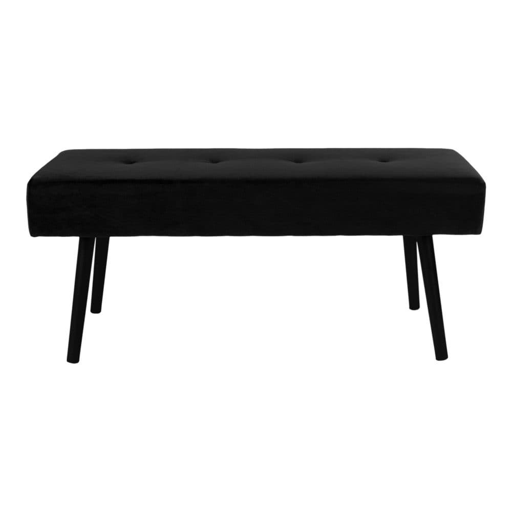 House Nordic Sitzbank Schwarz Velour 100x44x35cm - Bild 2